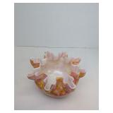 End of Day Spatter Ware Glass Dish