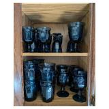 Noritake Provincial Blue Drink Goblets Glasses