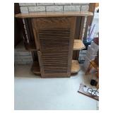 #2 Storage Shelf Cabinet Microwave Cart