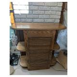 #1 Storage Cabinet - Microwave Cart