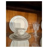 Noritake Ivory PARKRIDGE China Set & Glasses