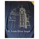 St. Louis Gold and Silver Throw Blankets