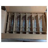 6pc Unused Michelob Dry Pilsner Glasses