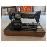 Antique Portable Singer Sewing Machine