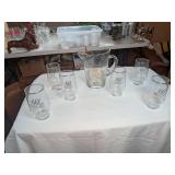 50th Anniversary Pitcher and Glasses