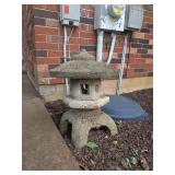 Concrete Asian Pagoda Lawn Decor