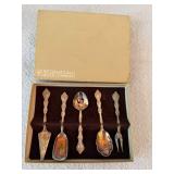 IS Silver Plate Serving Utensils