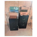 #7 LOT - Filing Cabinets & Safe Boxes