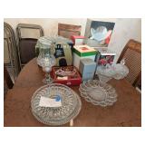 LOT #37 Entertaining Crystal and Serving Pcs