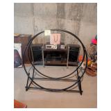 Metal Ring Log Holder