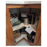 LOT #35 Baking Pans, Dishes, Waffle Maker, Etc
