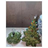 Vintage Ceramic Christmas Tree 18"