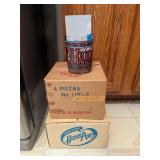 LOT #45 Vintage Happy Holiday Glasses