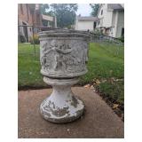 White Angel Concrete Planter