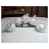 McDonalds Cardinal Baseballs & Stand