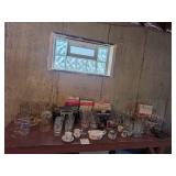 Misc LOT #6 - Glassware, Radio, Books, Etc.