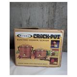 Rival 2 Quart Crock Pot - Vintage/New