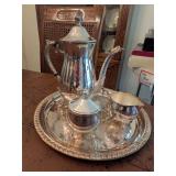 Leonard Silver Plate Tea Service