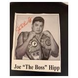 Joe "The Boss" Hipp Autographed Picture