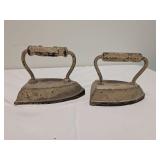 2 Vintage Irons