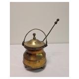 Vintage Brass Fireplace Smudge Pot