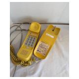 Vintage Harvest Gold Push Button Wall Phone