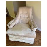 Mid Century Cream Velvet Flexsteel Casual Chair