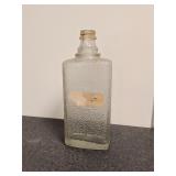 Vintage Crackle Glass Bootleggers Bottle