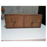 Antique Card Catalog File