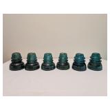 Blue Glass Insulators