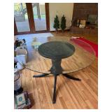 Wood and Glass Kitchen Table