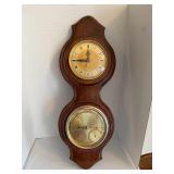 Large Vintage Barometer Wall Clock