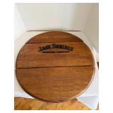 Jack Daniels Burned Wood Barrel Top