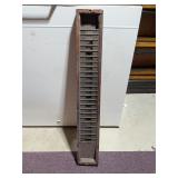 Antique Wooden Time Card Holder