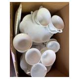 Milkglass Luncheon Set