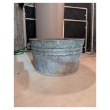 Metal Wash Tub Bucket