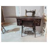 Antique WHITE Sewing Machine