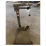 #26 - Vintage Rolling Shop Scale - 100lbs