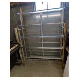 Vintage Large Glass Shelving Display Unit