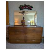 Mid Century Dresser With Mirror