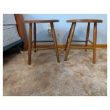 2 Wooden Stools