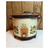 Vintage Mushroom Crock Pot
