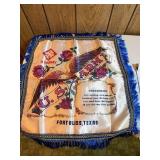 Vintage Ft. Bliss TX Army Satin Pillow Cover