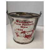 4 Vintage Washington State Fair Pails