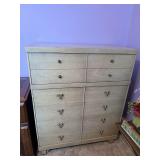 #9 Mid Century Tall Blonde Dresser