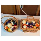 Vintage Pool Billard Balls