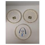 3 Vintage Advertising Ashtrays