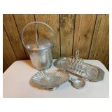3 Vintage Aluminum Serving Pieces