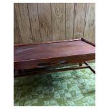 Pie Edge Vintage Wood Coffee Table