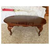 Queen Anne Style Cherry Coffee Table